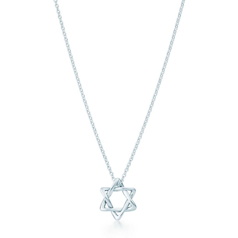 Tiffany and Co Jewish star necklace